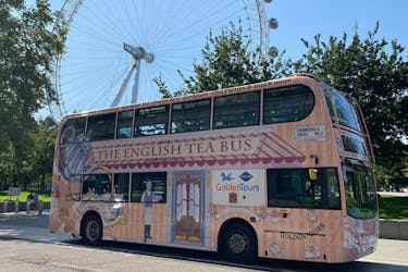 Afternoon tea-bus met panoramische rondleiding door Londen